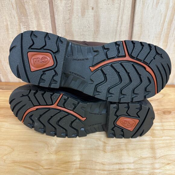 NEW TIMBERLAND PRO Men's TiTAN Alloy Toe 6" In Work Boots 26078 US 8M Waterproof - Picture 3 of 8